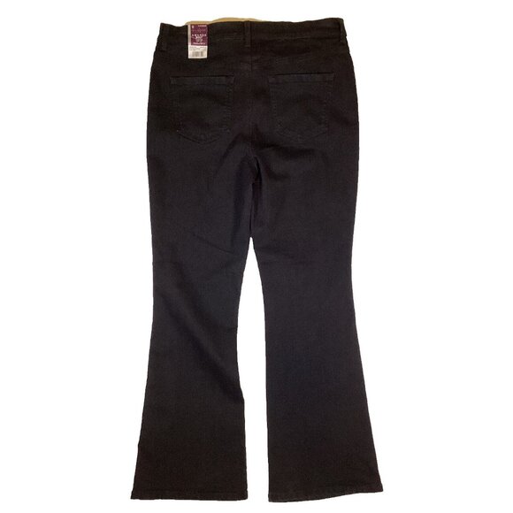 Gloria Vanderbilt Amanda Boot Swan Series Black Jean 12 Average Classic Rise NWT - Picture 2 of 4